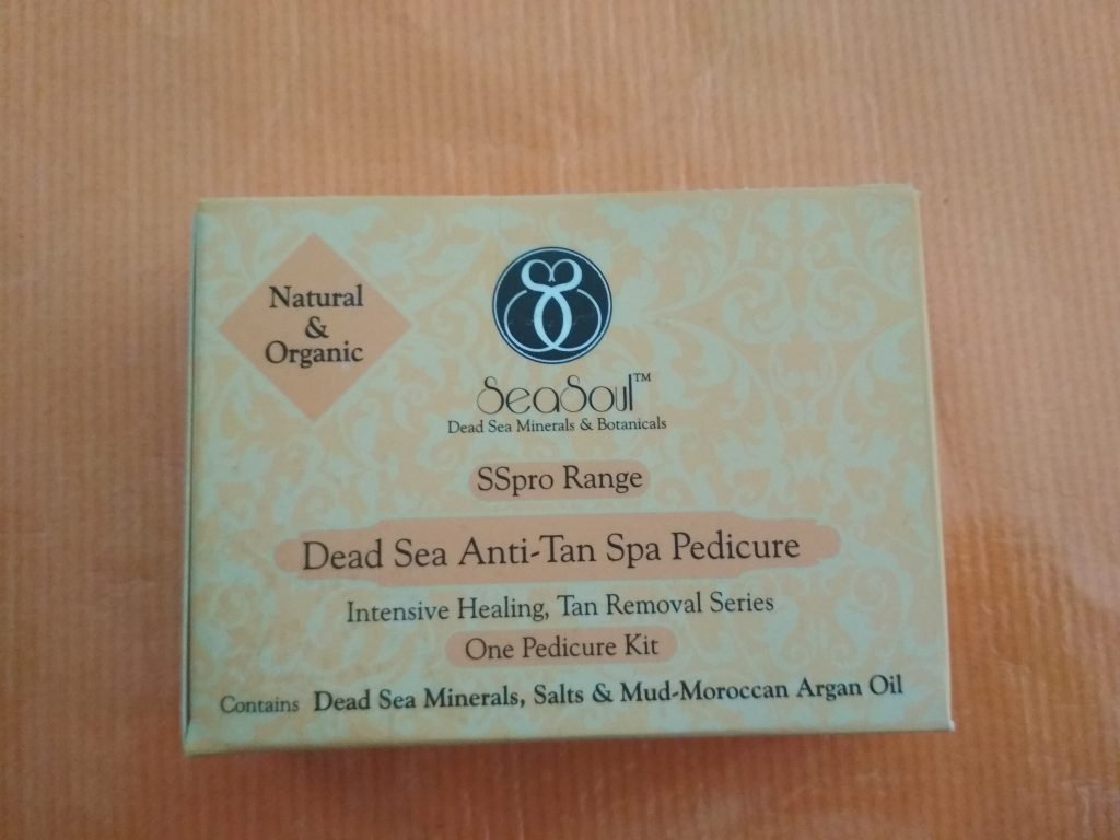 SeaSoul Dead Sea Anti-Tan Spa Pedicure Kit In December 2017 Glamego Subscription Box