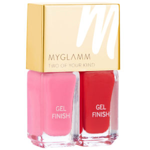 MyGlamm Two Of Your Kind Nail Enamel Duo - CHERRY ON TOP