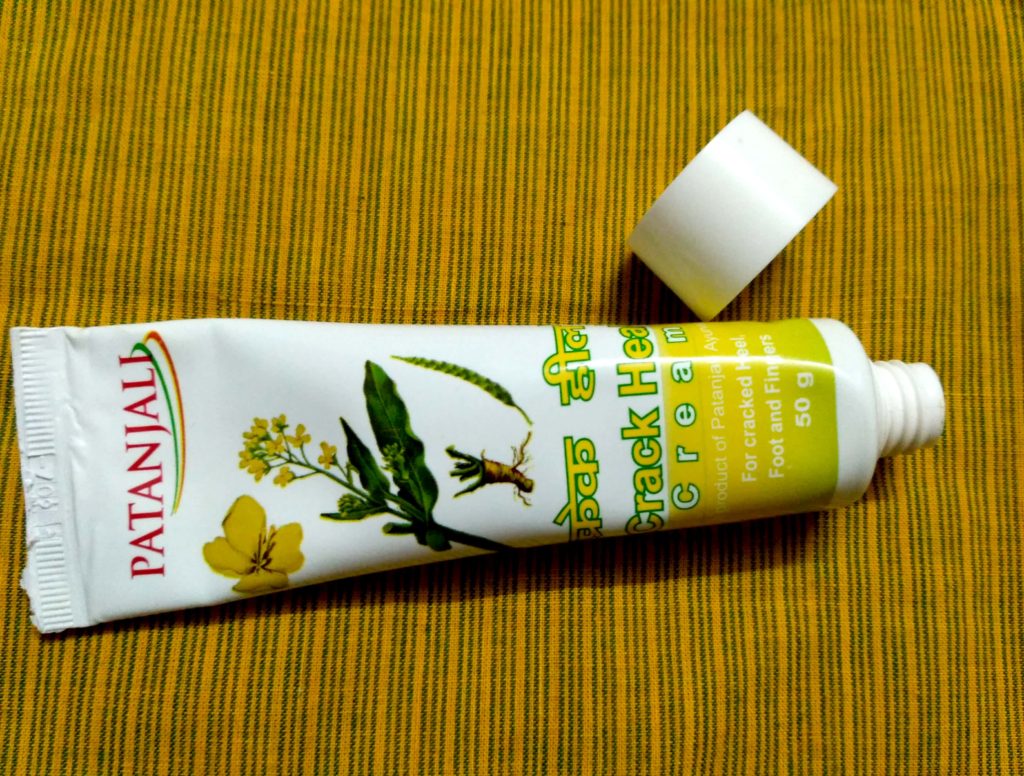 Packaging Of Patanjali Crack Heal Cream