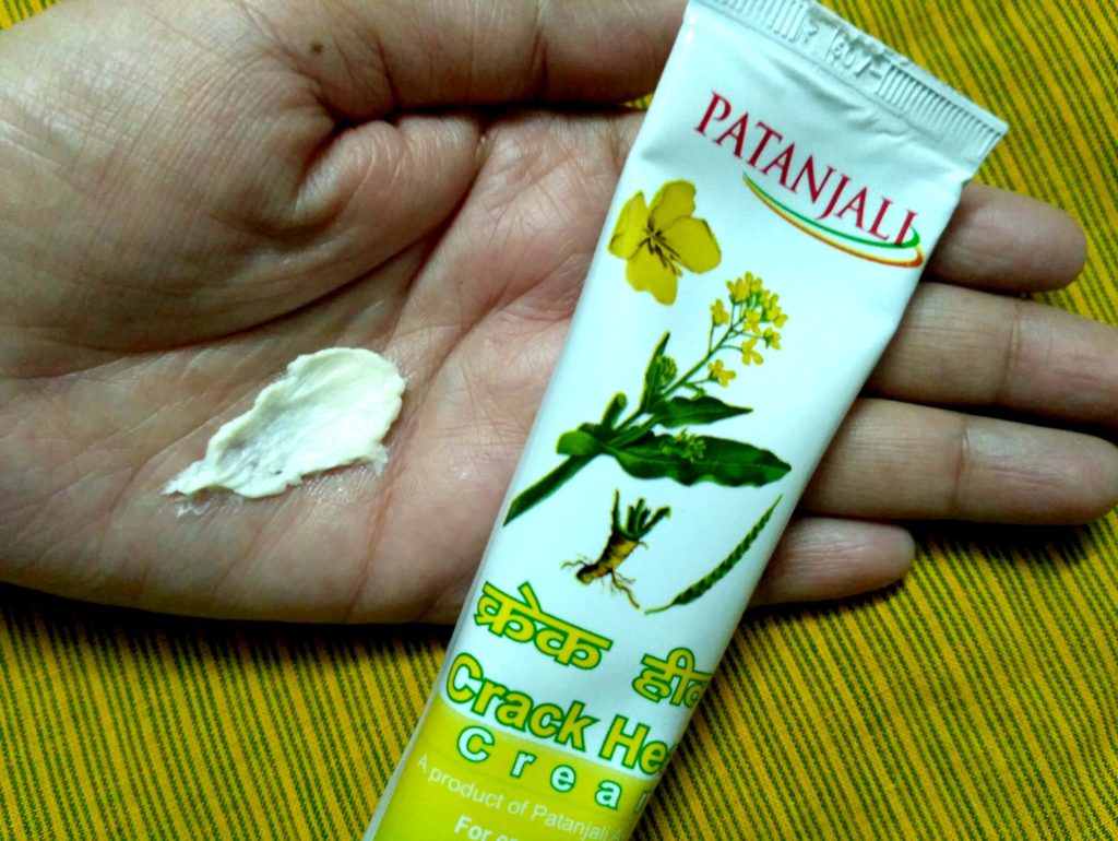 Appearance Of Patanjali Crack Heal Cream