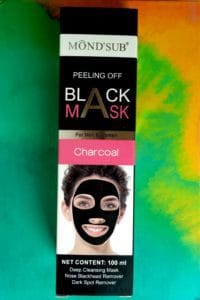Mond’sub Peeling Off Black Mask