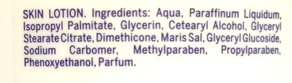 Ingredients Of Nivea Express Hydration Body Lotion
