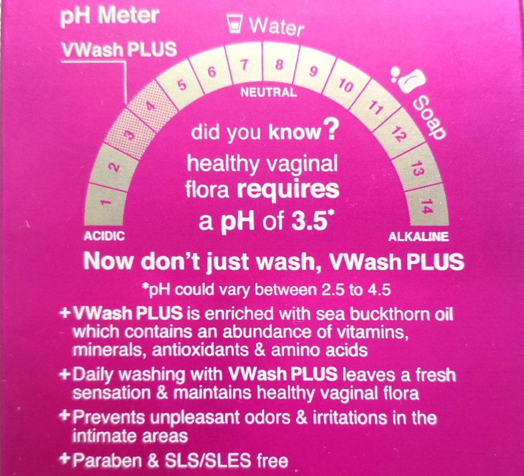 Claims Of V Wash Plus Expert Intimate Hygiene