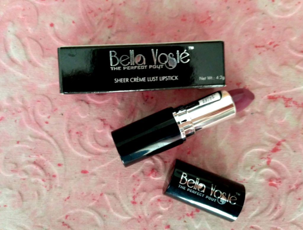 Bella Voste Sheer Crème Lust Lipstick 10 Satin Pink