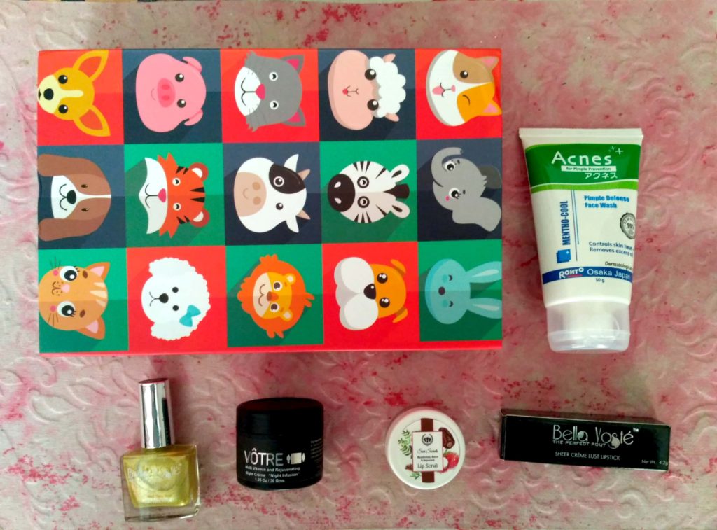 Products In Glamego Box May 2018