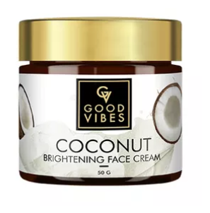 Packaging Of Good Vibes Coconut Brightening Face Cream