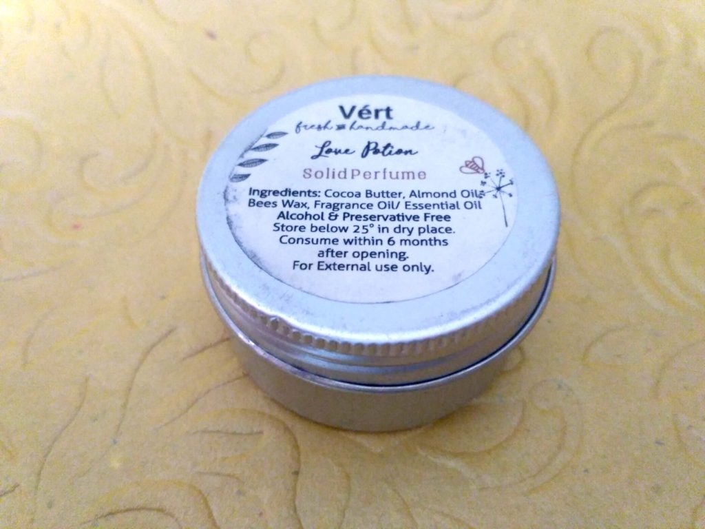 Vert Love Potion Solid Perfume In Glamego Box Jume 2018