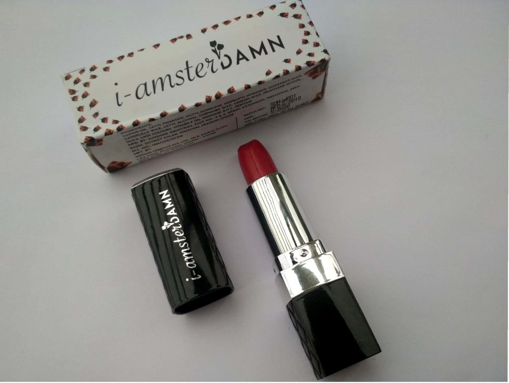 Packaging Of i-amsterDAMN Matte Lipsticks