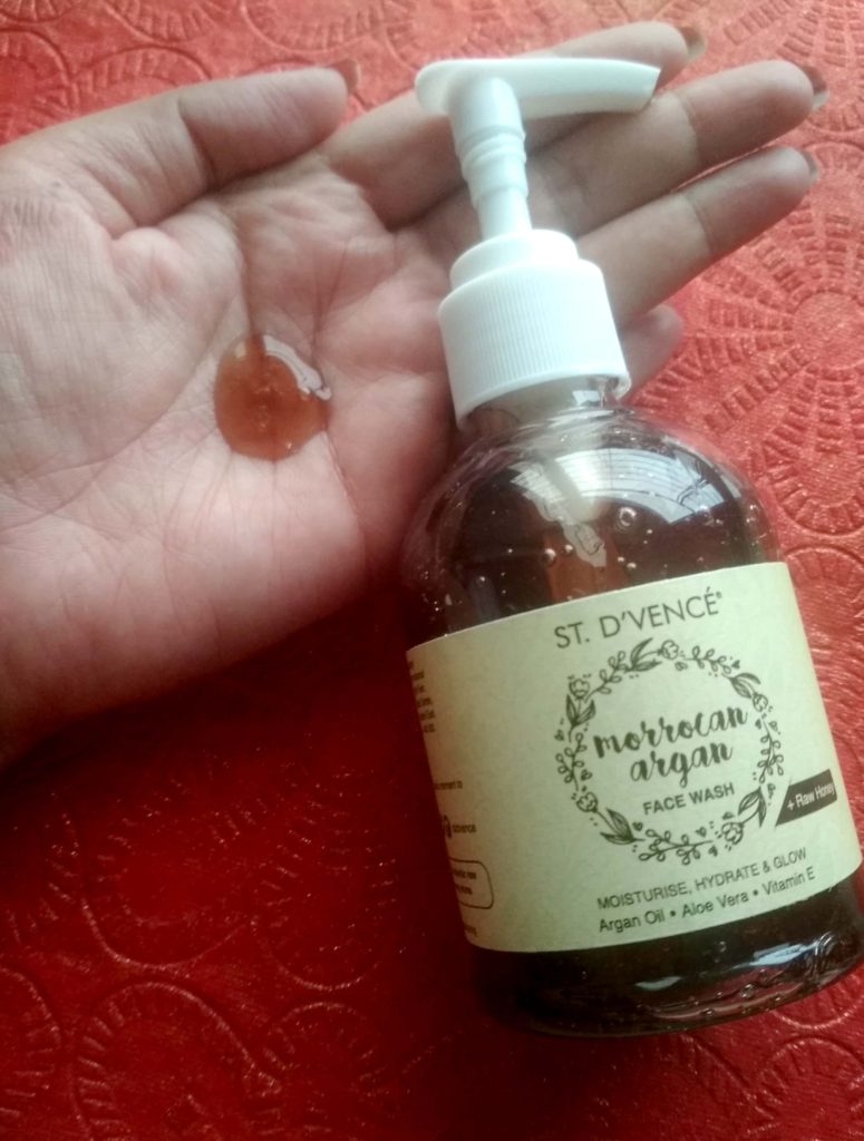 Appearance Of St. D'Vence Morrocan Argan Face Wash - One Of St. D’Vence Skincare Products