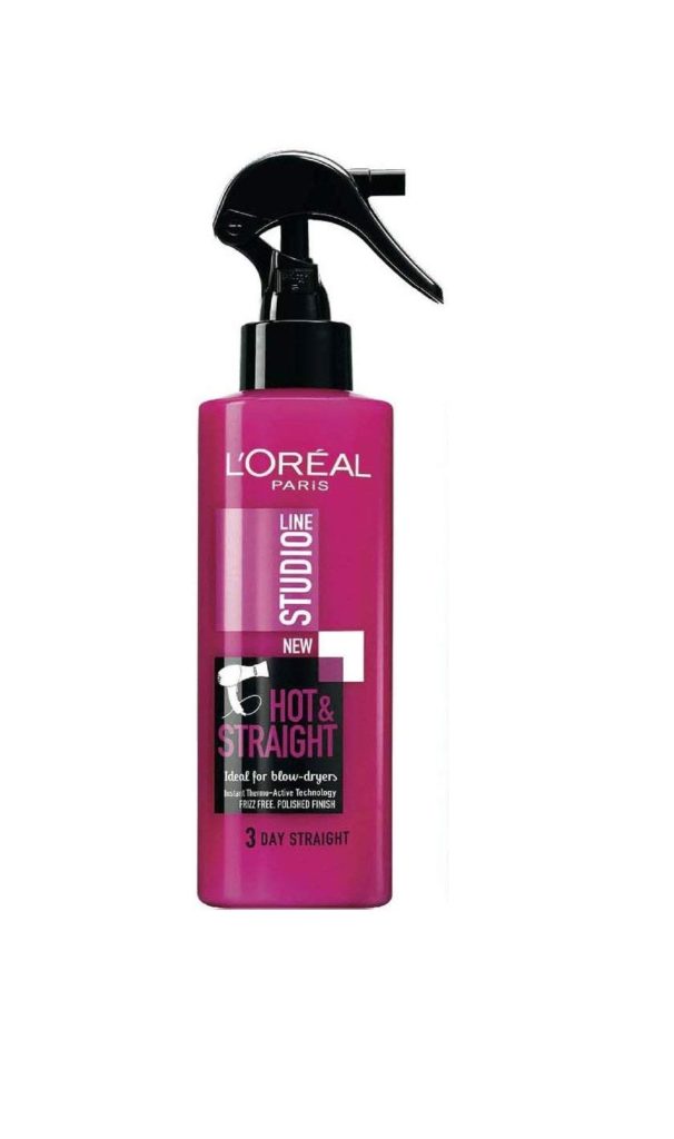 L’oreal Studio Line Hot & Straight Hair Spray - One Of The Best L’Oreal Hair Straightening Creams