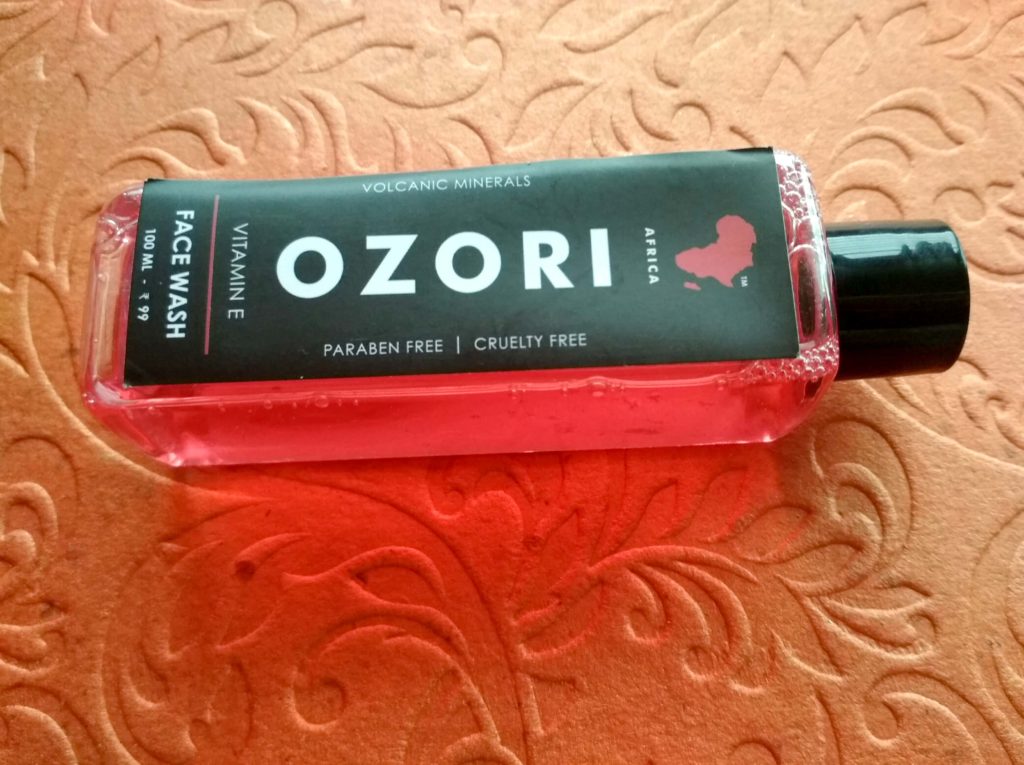 Ozori Volcanic Minerals Vitamin E Face Wash In Fab Bag July 2018