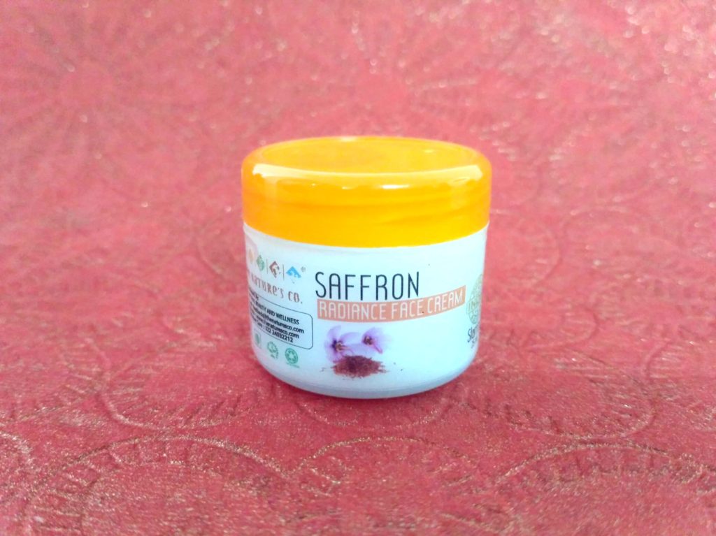 The Nature’s Co Saffron Radiance Face Cream In Glamego Box July 2018
