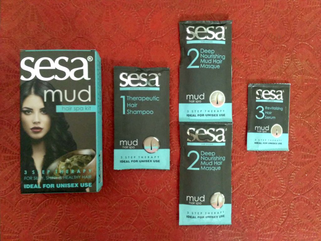 Sesa Mud Hair Spa Kit In Glamego Box July 2018