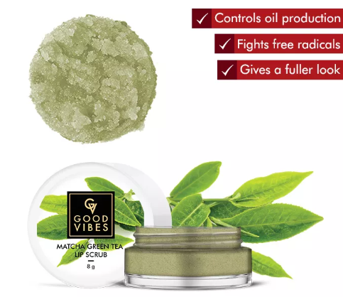 Good Vibes Lip Scrub - Matcha Tea