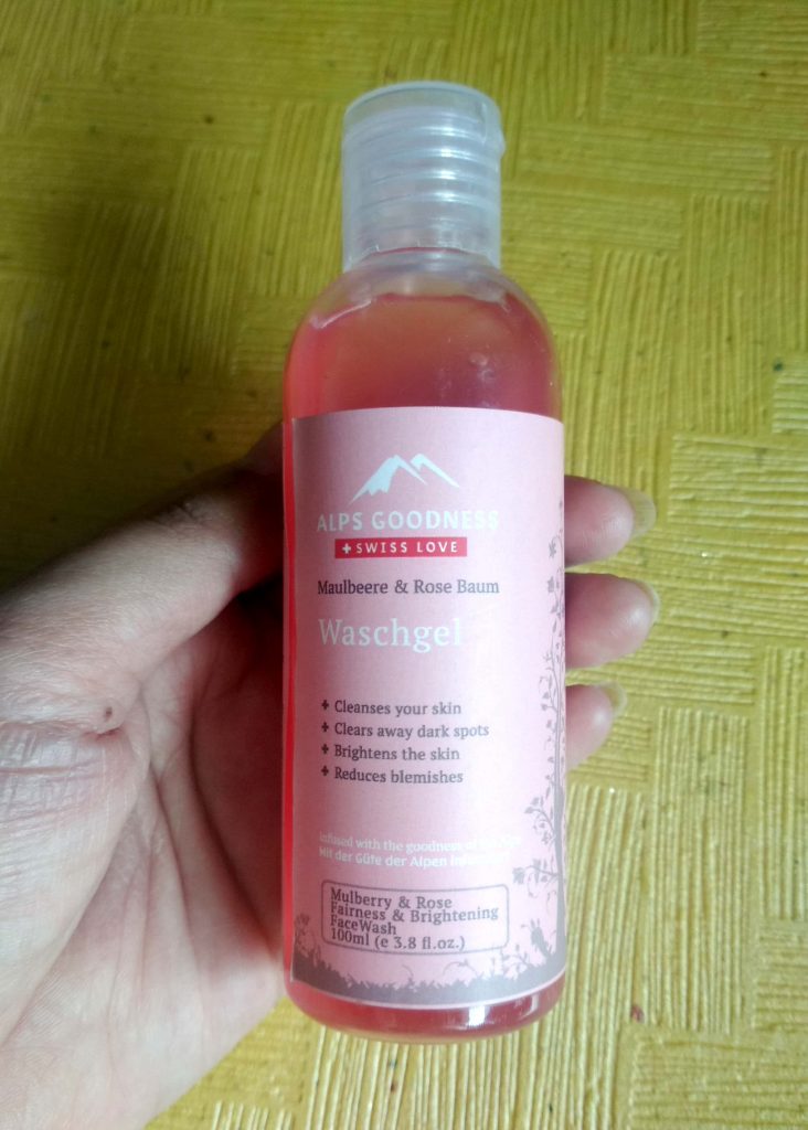 Packaging Of Alps Goodness Mulberry & Rose Face Wash