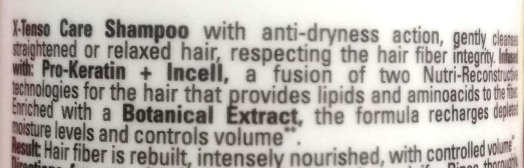 L’Oreal Professionnel XTenso Care Shampoo Description