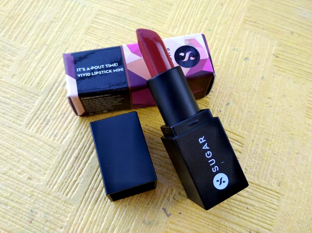 Packaging Of Sugar It's A-Pout Time Vivid Lipstick (Mini)