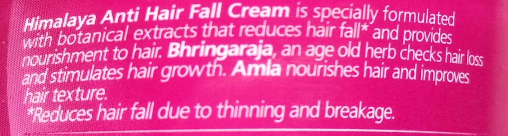 Description Of Himalaya Herbals Anti Hair Fall Cream