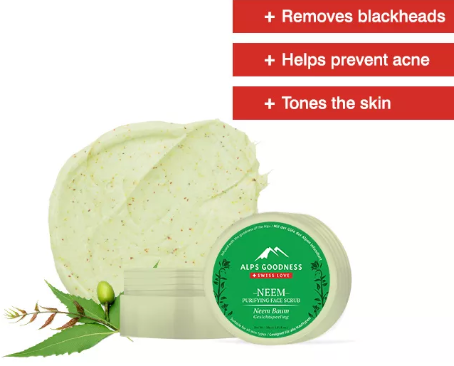 Alps Goodness Neem Purifying Face Scrub Features