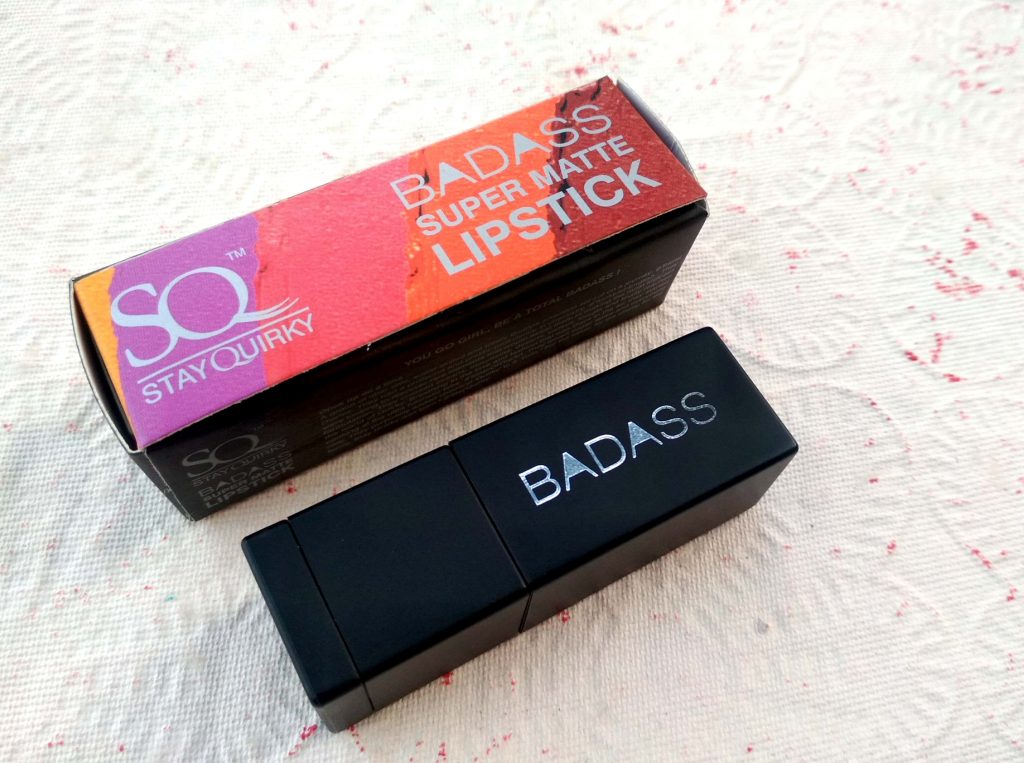 Packaging Of Stay Quirky Badass Super Matte Lipstick