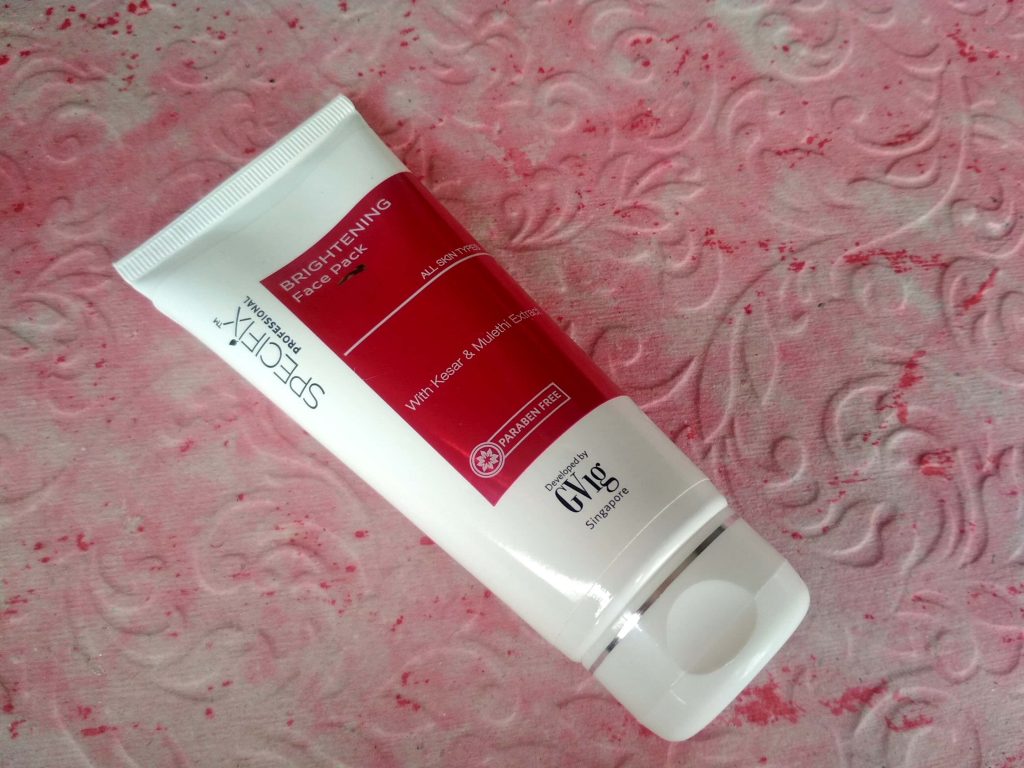 Packaging Of VLCC Specifix Brightening Face Pack