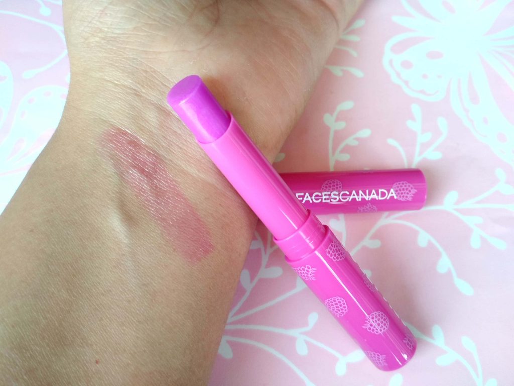 Swatch Of Faces Canada Epic Lips Color Enhancing Lip Balm