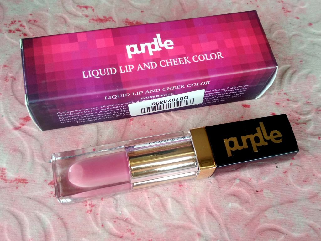 Packaging Of Purplle Liquid Lip and Cheek Color﻿