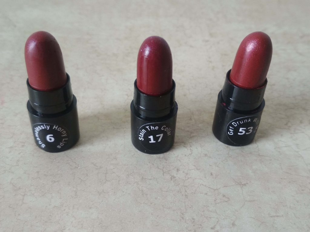 Maroon Shades Of Stay Quirky Minis Lipstick Kit 2