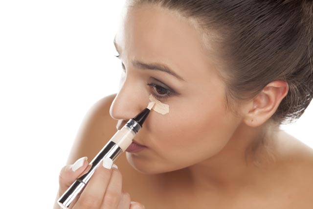 Application Of Concealer - Step 3 In Learning How To Apply Makeup