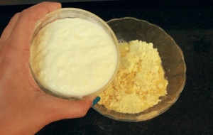 Besan (Gram Flour) and Yogurt - One Of The Best Homemade Mango Face Packs