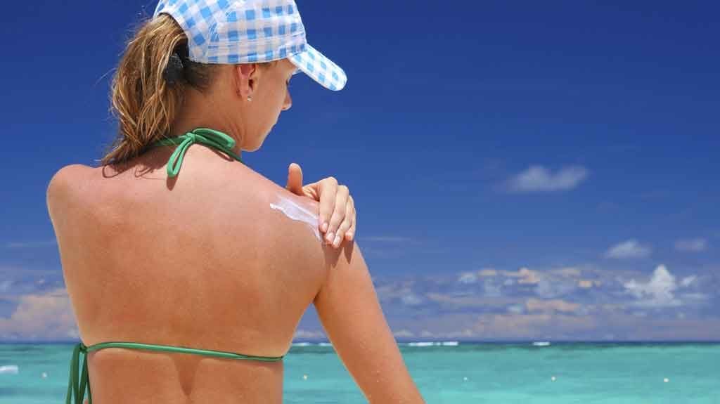 Application Of Sunscreen Is One Of The Effective Skin Care Tips During Monsoon