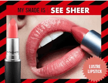 MAC Lustre Lipstick – See Sheer