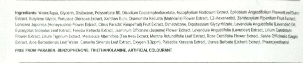 Ingredients Of Description Of Sugar Charcoal Patrol Bubble Mask