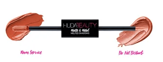 Huda Beauty Matte & Metal Melted Shadows - Room Service & Do Not Disturb