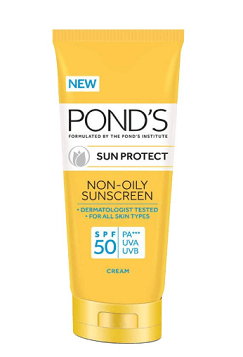 Best Skin Care Products Of 2019 - Ponds Sun Protect Non-Oily Sunscreen SPF 50