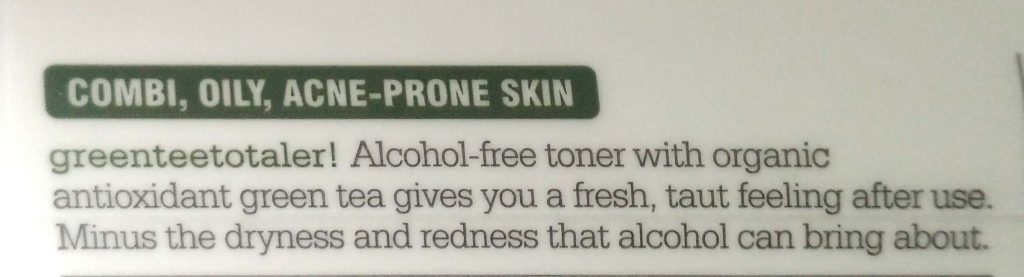 Description Of Plum Green Tea Alcohol-Free Toner