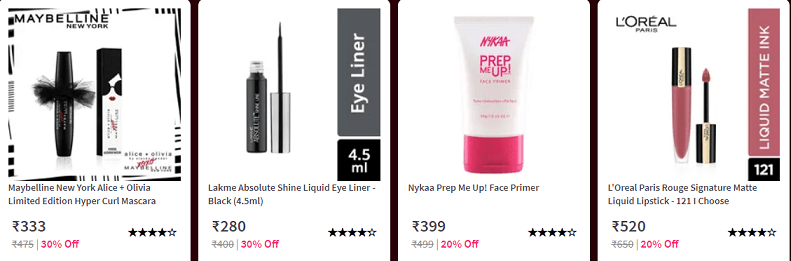 Nykaa Pink Friday Sale 2019 - Makeup Deals