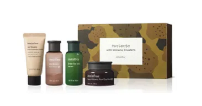 Innisfree Pore Care Set With Volcanic Clusters