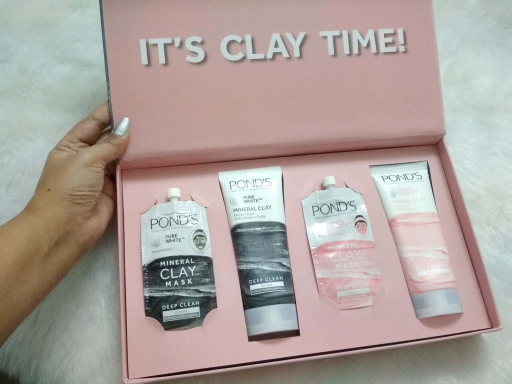 Packaging Of Ponds Mineral Clay Range Received