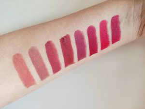 Kay Beauty Matte Drama Lipstick Swatches