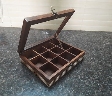 Wooden Spice Box