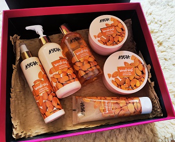 Nykaa Wanderlust Californian Almond Milk Bath & Body Range